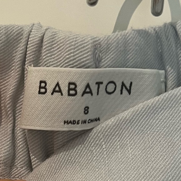 Aritzia Cohen pants in light blue - Picture 2 of 3